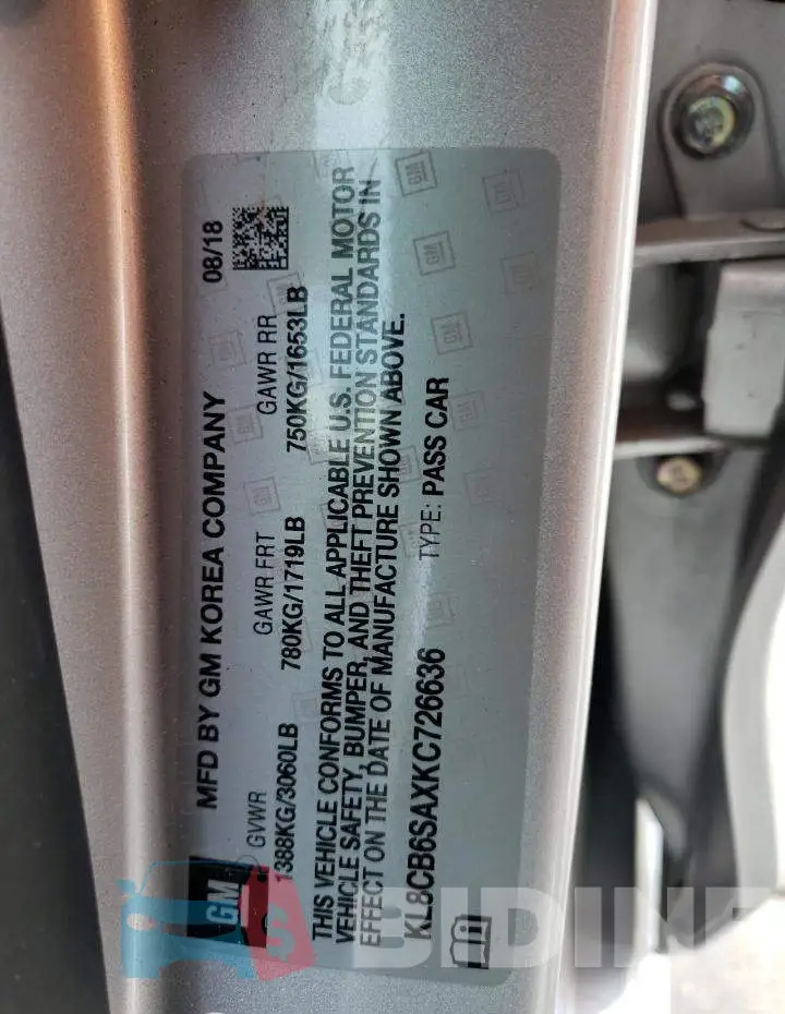 KL8CB6SAXKC726636 Photo# 12