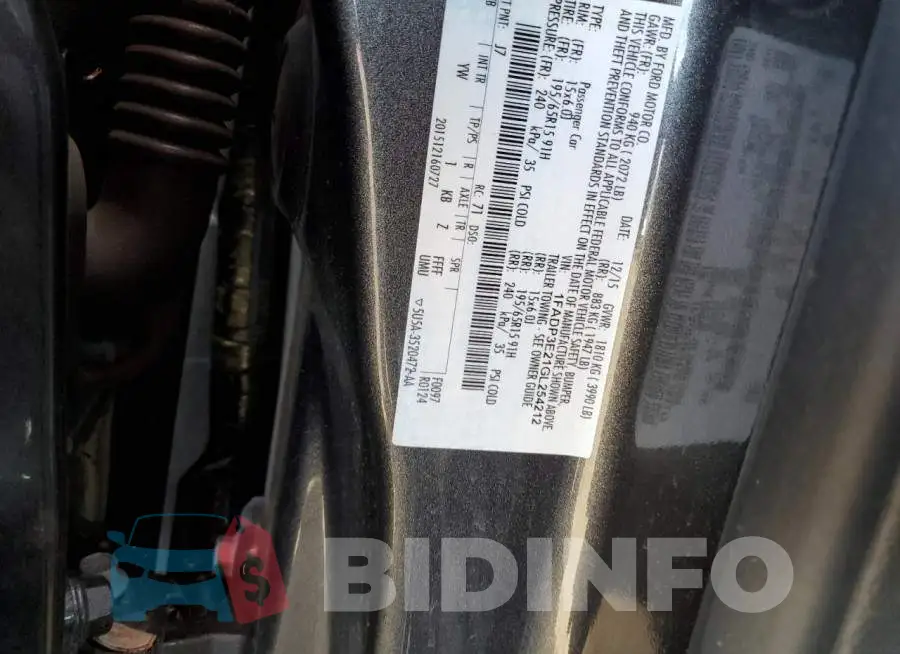 1FADP3E21GL254212 Photo# 12
