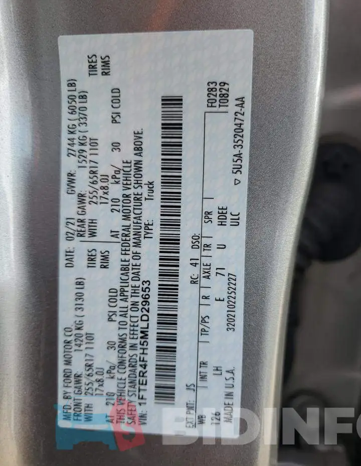 1FTER4FH5MLD29653 Photo# 12