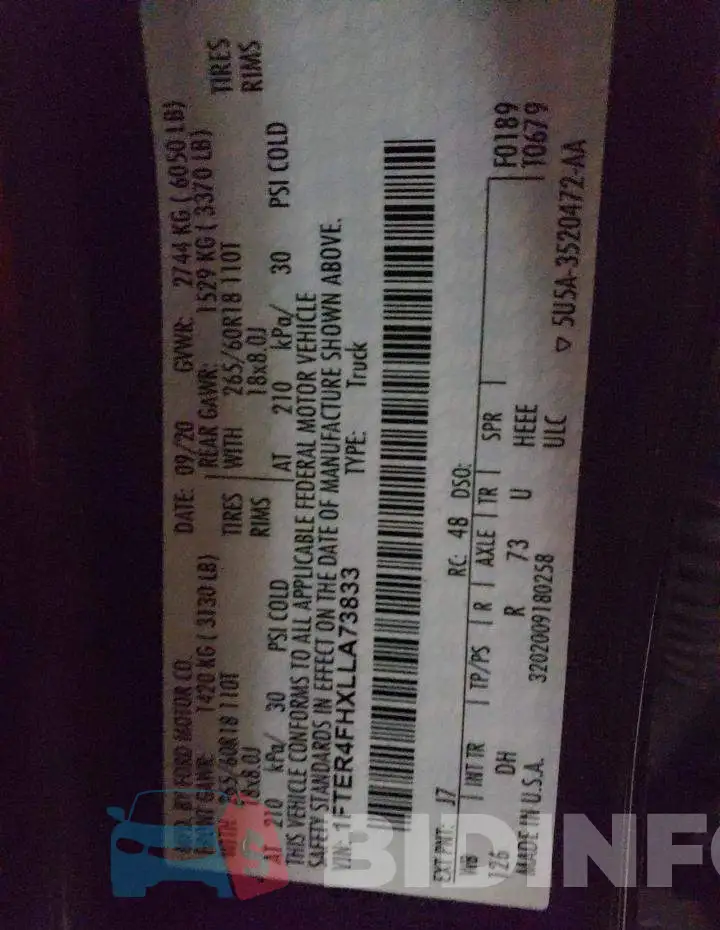 1FTER4FHXLLA73833 Photo# 12