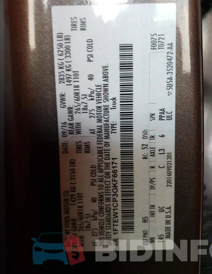1FTEW1CP3GKF66171 Photo# 13