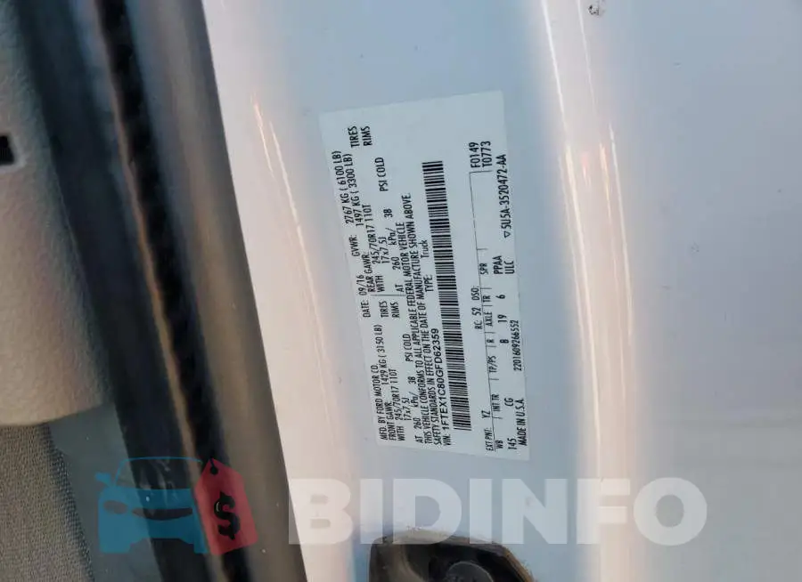 1FTEX1C80GFD62359 Photo# 12