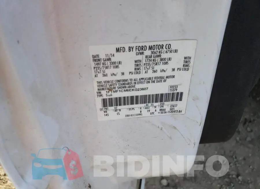 1FTMF1CM6EKG23607 Photo# 12