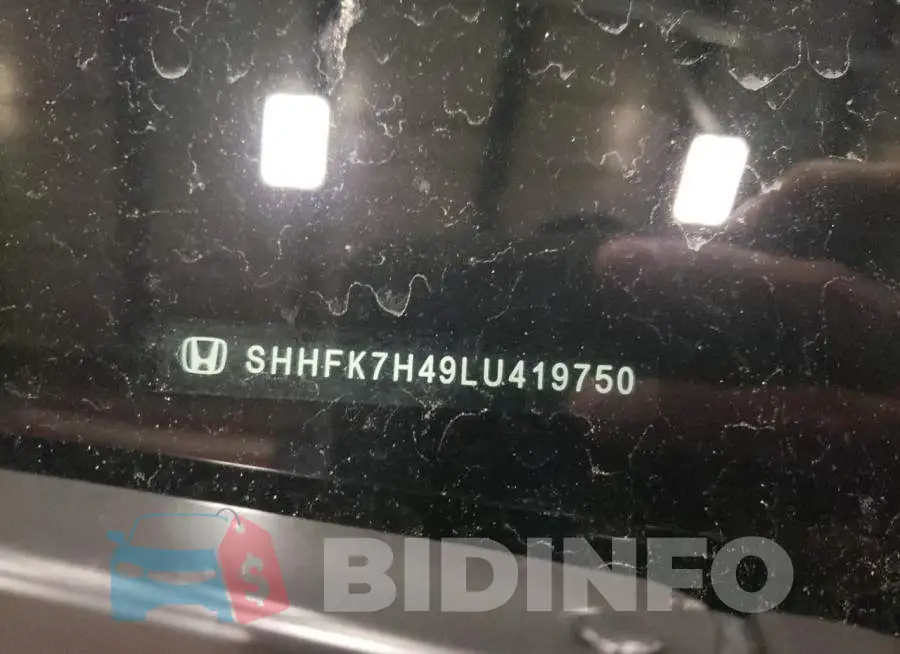 SHHFK7H49LU419750 Photo# 12
