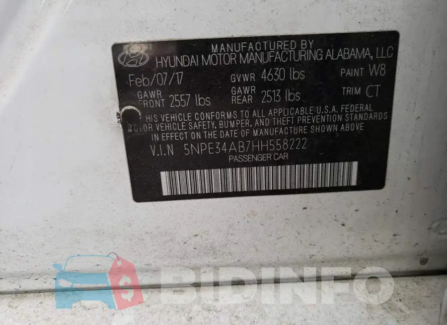 5NPE34AB7HH558222 Photo# 12