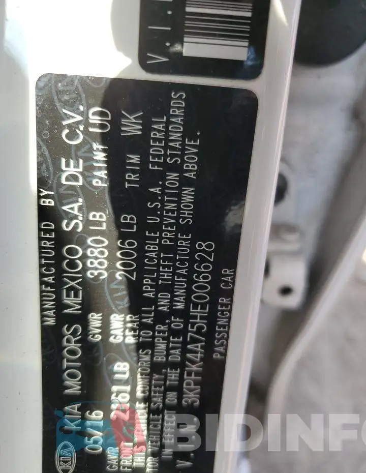 3KPFK4A75HE006628 Photo# 13