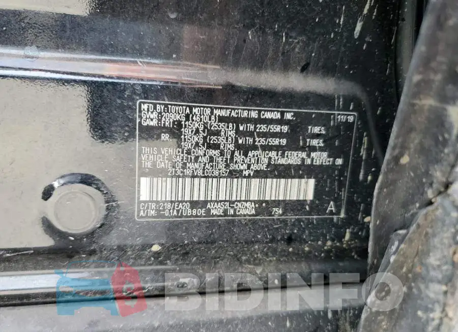 2T3C1RFV8LC038157 Photo# 13