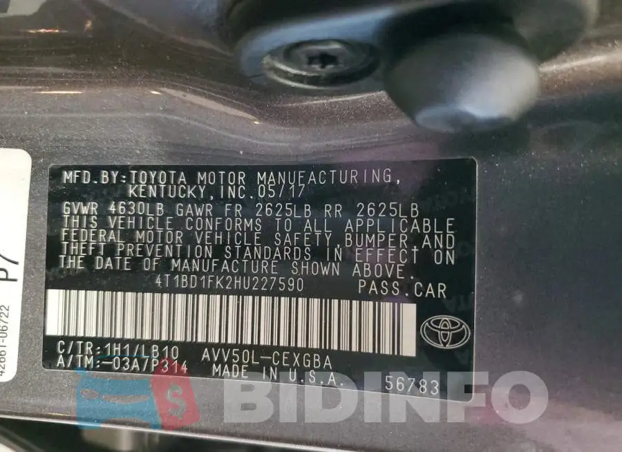 4T1BD1FK2HU227590 Photo# 13