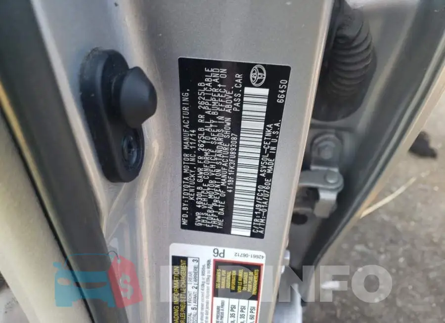 4T1BF1FK3FU893087 Photo# 13
