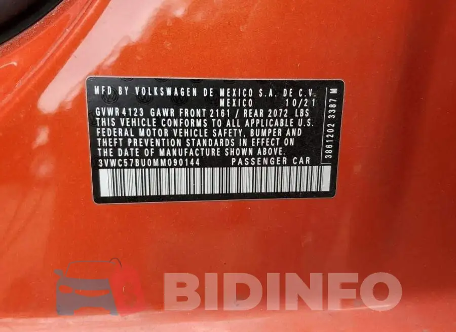 3VWC57BU0MM090144 Photo# 13