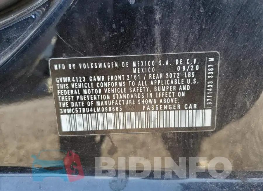 3VWC57BU4LM098665 Photo# 12