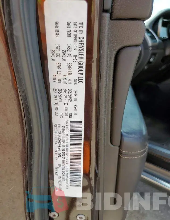 1C4RJEJG9EC256575 Photo# 13