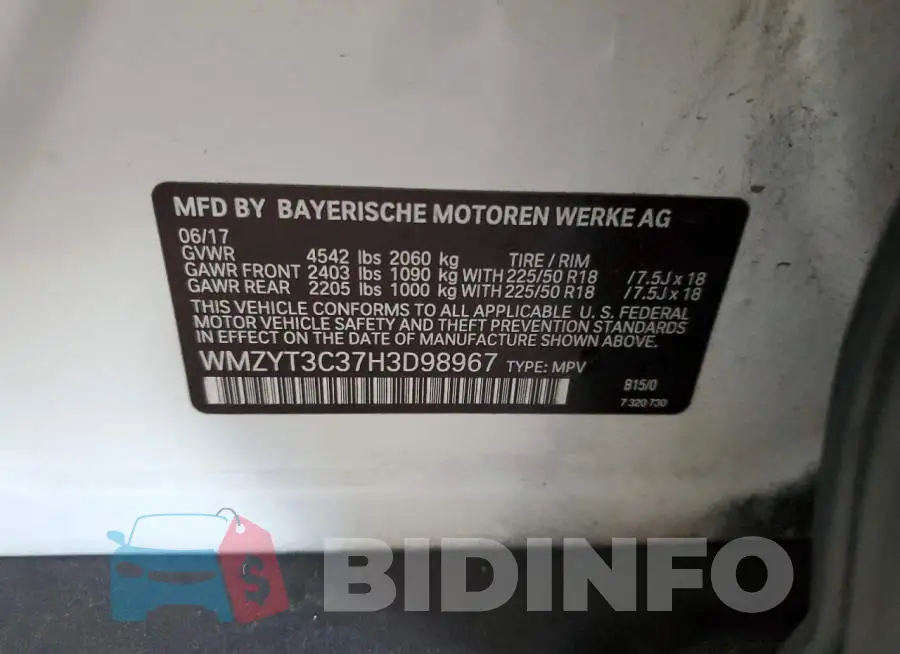 WMZYT3C37H3D98967 Photo# 12