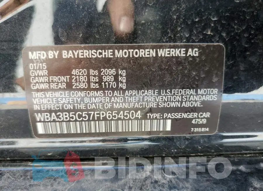 WBA3B5C57FP654504 Photo# 12