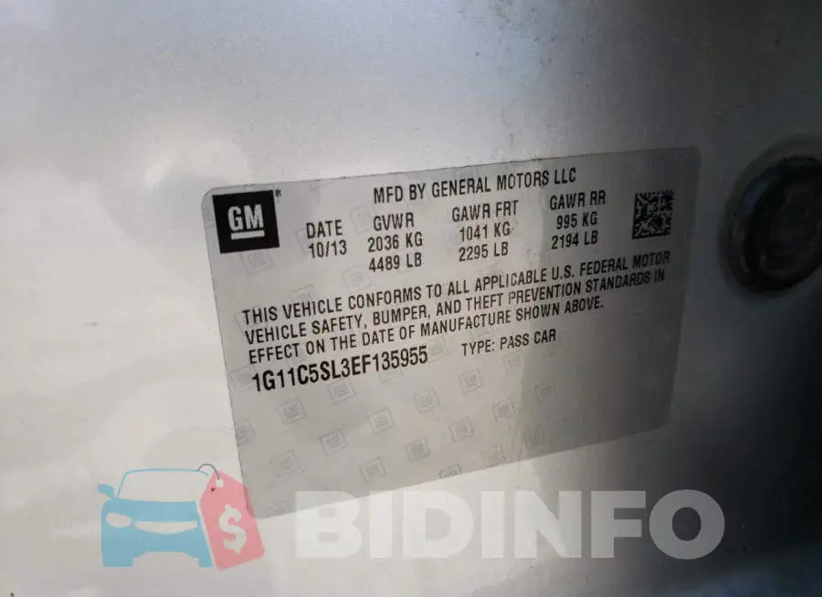 1G11C5SL3EF135955 Photo# 12