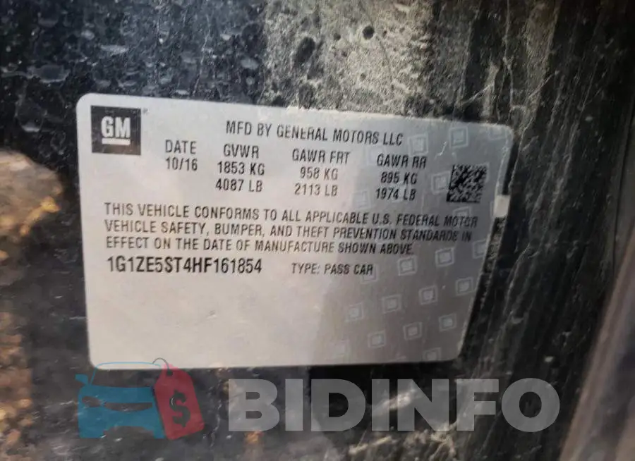 1G1ZE5ST4HF161854 Photo# 12