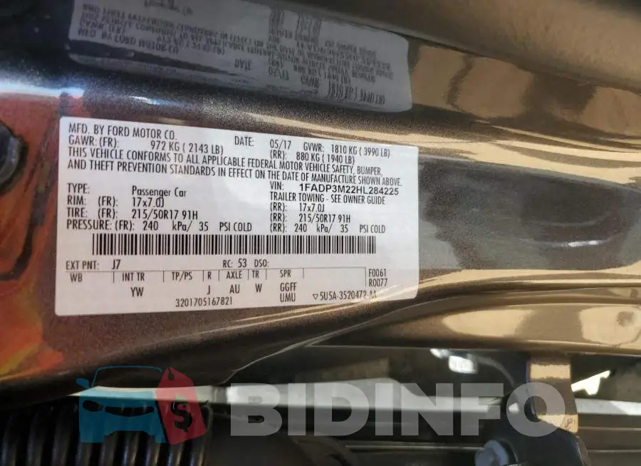 1FADP3M22HL284225 Photo# 12