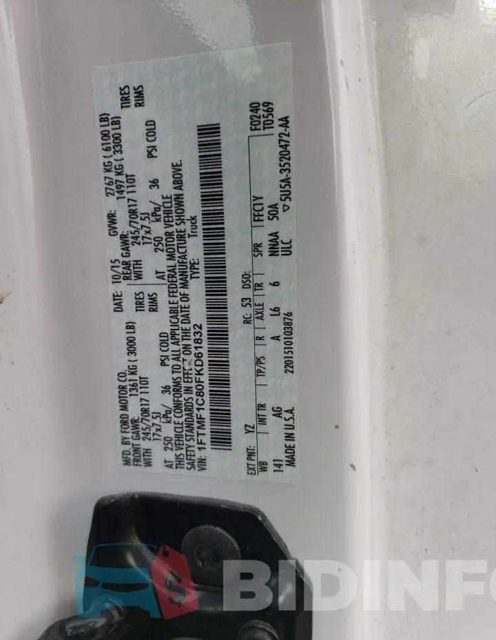 1FTMF1C80FKD61832 Photo# 12