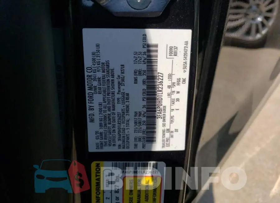 3FA6P0HD1LR236227 Photo# 12
