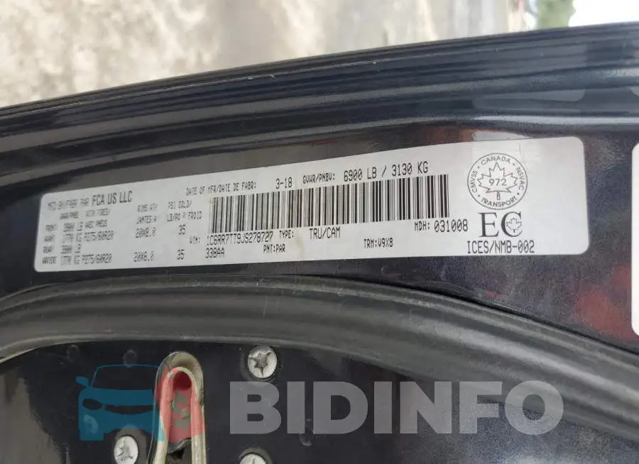 1C6RR7TT9JS278727 Photo# 12