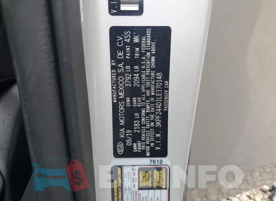 3KPF24AD1LE170148 Photo# 13