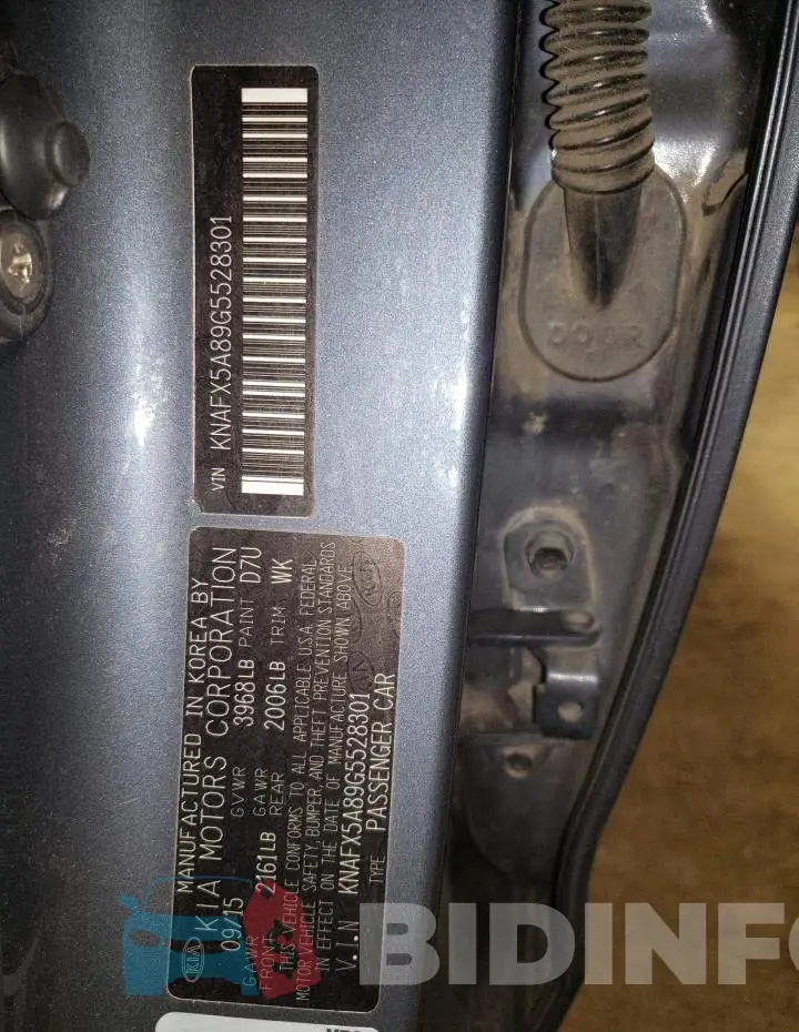 KNAFX5A89G5528301 Photo# 13