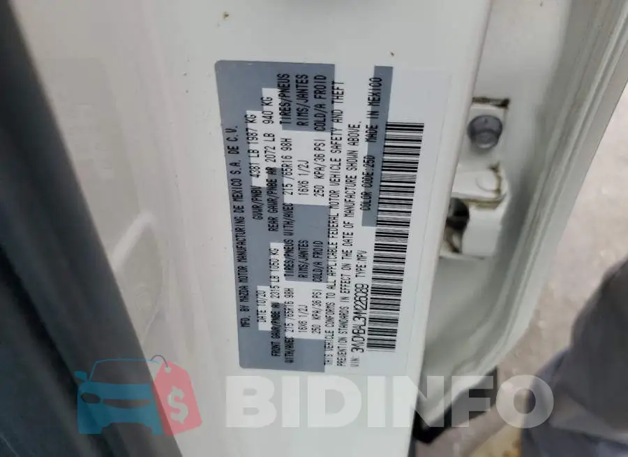 3MVDMBAL3MM226089 Photo# 12