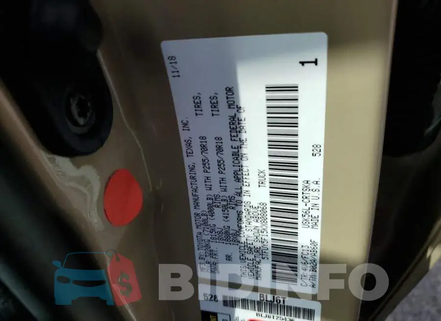 5TFUY5F15KX808068 Photo# 12
