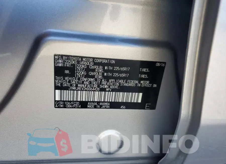 JTMRJREV2HD064428 Photo# 13