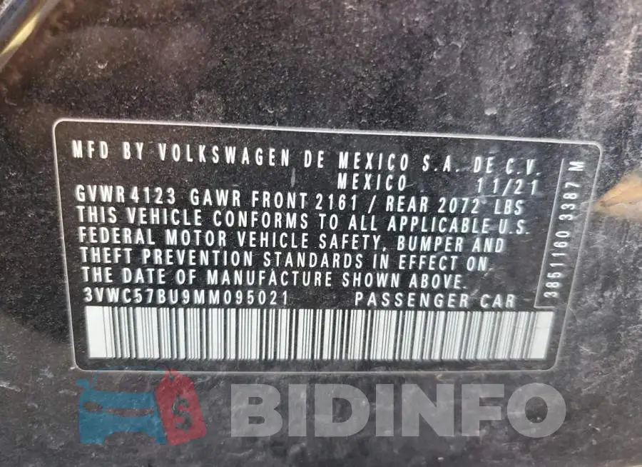 3VWC57BU9MM095021 Photo# 12