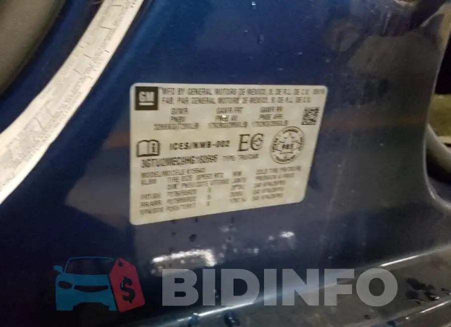 3GTU2MEC9HG182696 Photo# 13