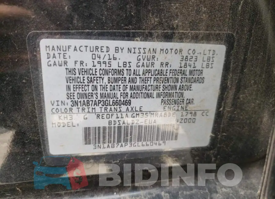 3N1AB7AP3GL660469 Photo# 12