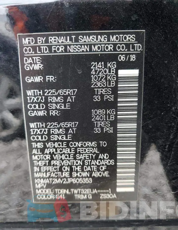 KNMAT2MV2JP605353 Photo# 13