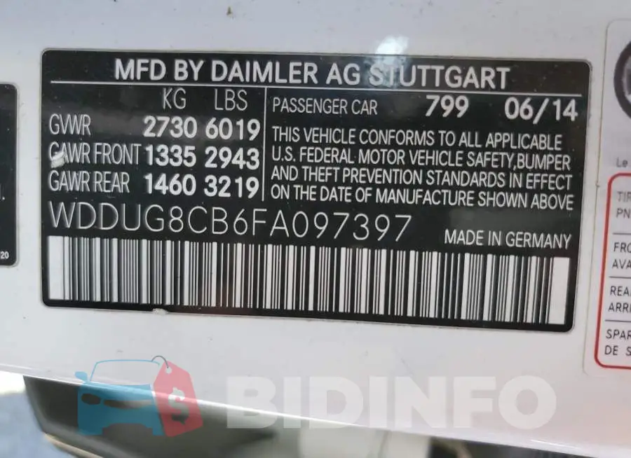 WDDUG8CB6FA097397 Photo# 12
