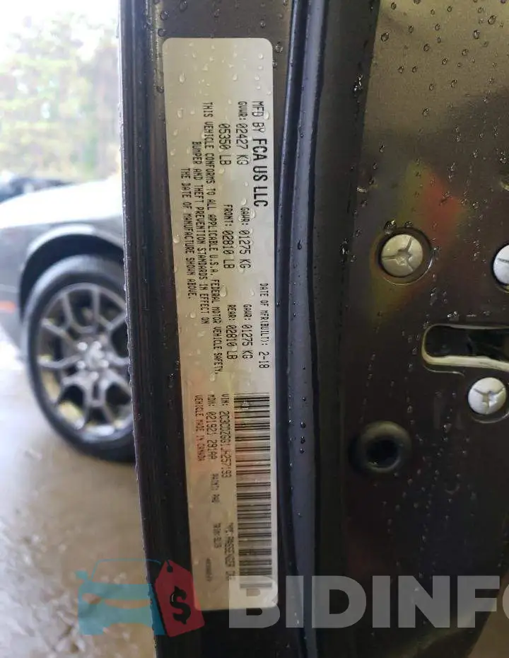 2C3CDZGG1JH257193 Photo# 12