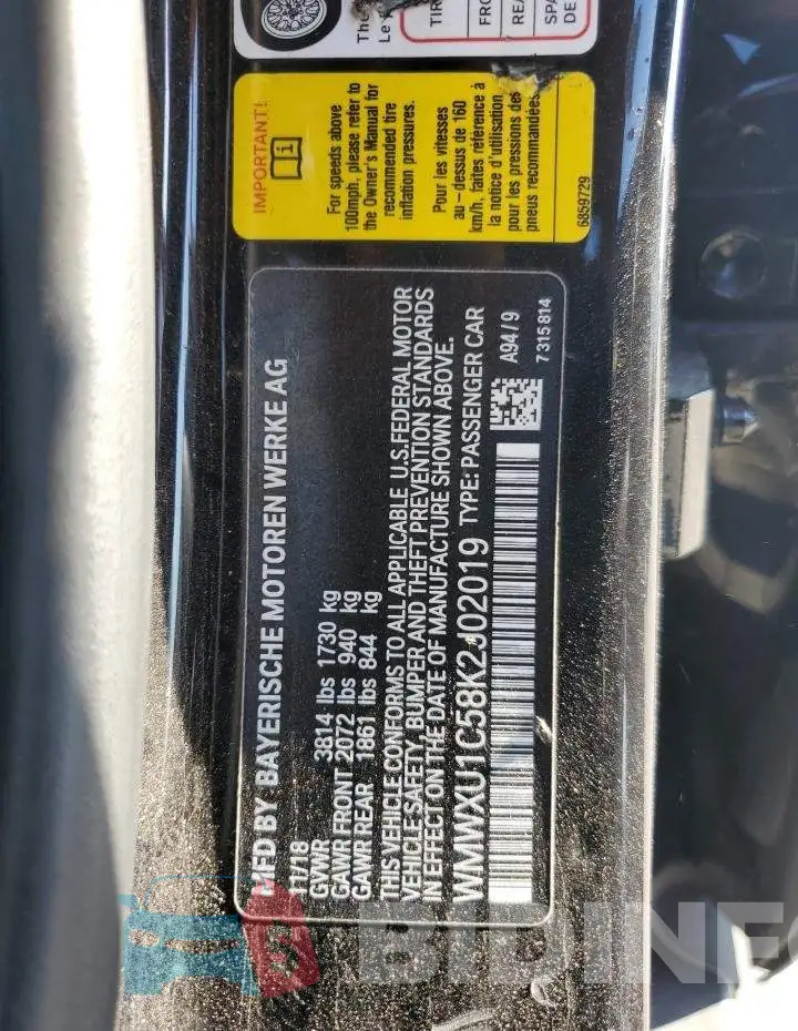 WMWXU1C58K2J02019 Photo# 12