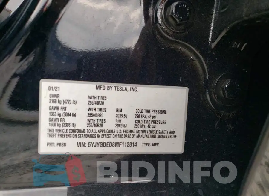 5YJYGDED8MF112814 Photo# 13