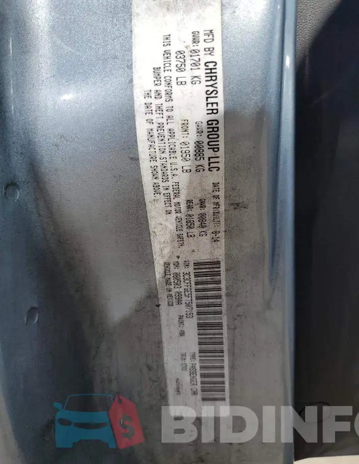 3C3CFFGE5FT507153 Photo# 12