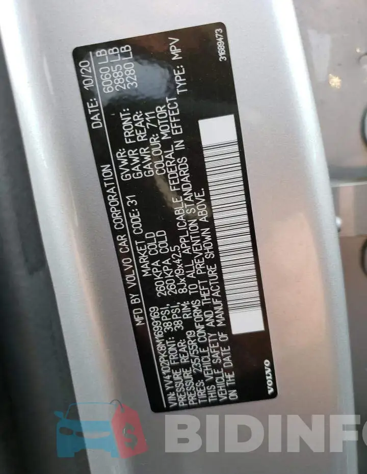 YV4102PK8M1699169 Photo# 13