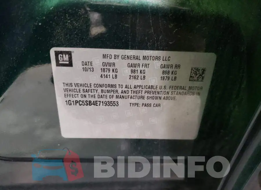 1G1PC5SB4E7193553 Photo# 12