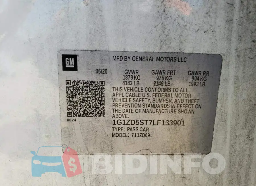 1G1ZD5ST7LF133901 Photo# 13