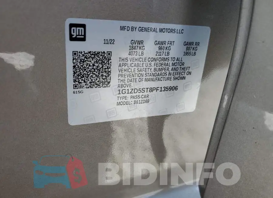 1G1ZD5ST8PF135906 Photo# 12