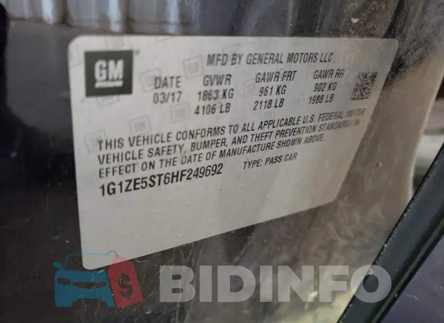 1G1ZE5ST6HF249692 Photo# 12