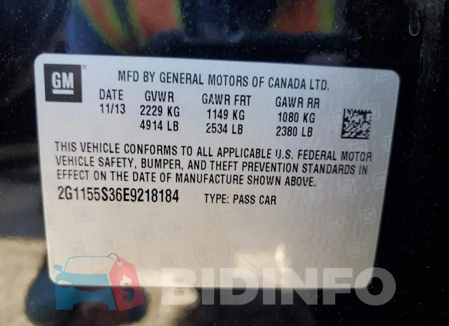 2G1155S36E9218184 Photo# 12