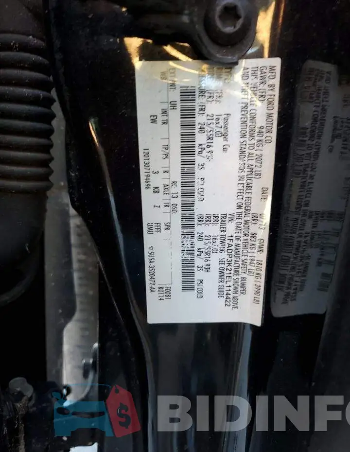 1FADP3K21EL114422 Photo# 12