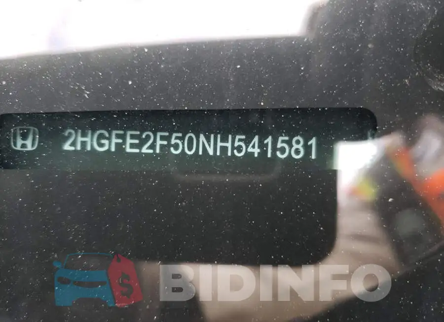 2HGFE2F50NH541581 Photo# 12