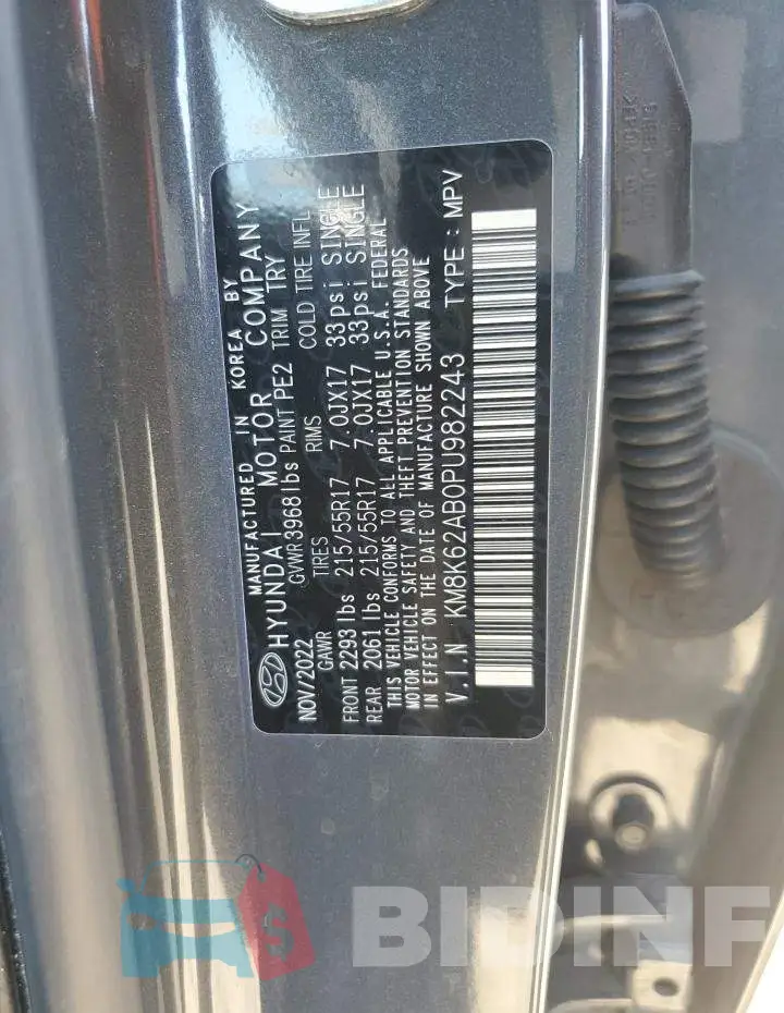 KM8K62AB0PU982243 Photo# 13