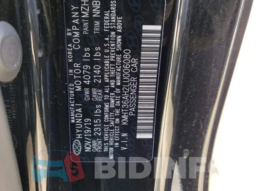 KMHT36AH2LU006080 Photo# 12