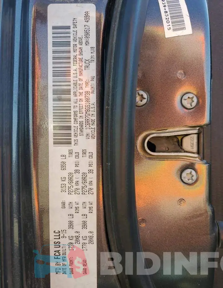 1C6RR7GM8GS100738 Photo# 12