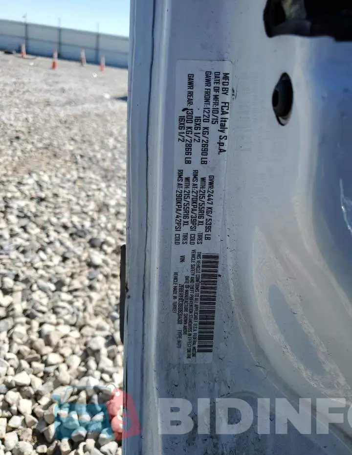 ZFBERFAT3G6B31430 Photo# 13